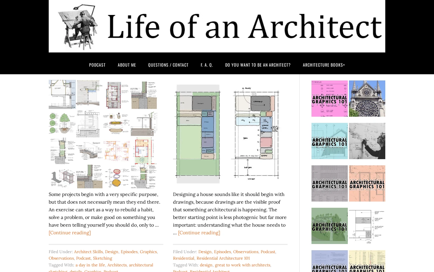 Life of an Architect 页面快照